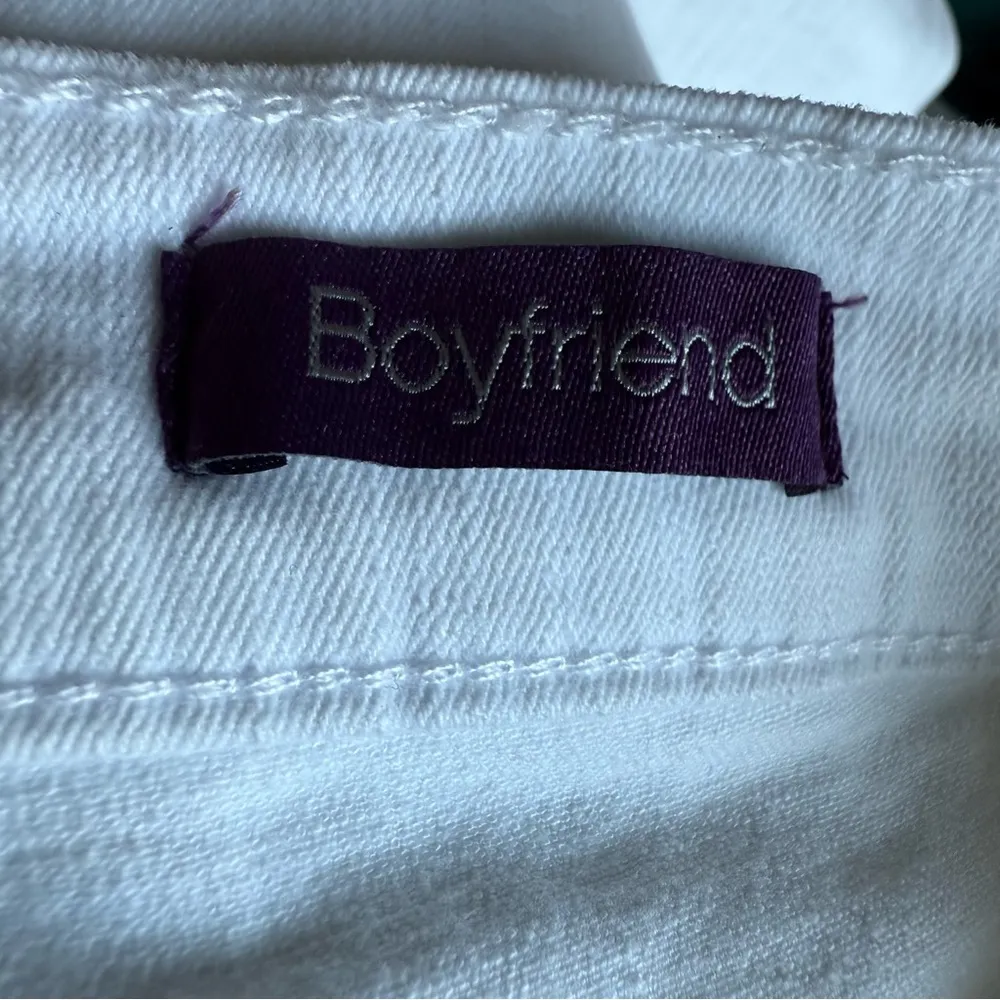 Gloria Vanderbilt White Boyfriend Jeans size 10 Cotton/spandex cotton spandex - Image 9