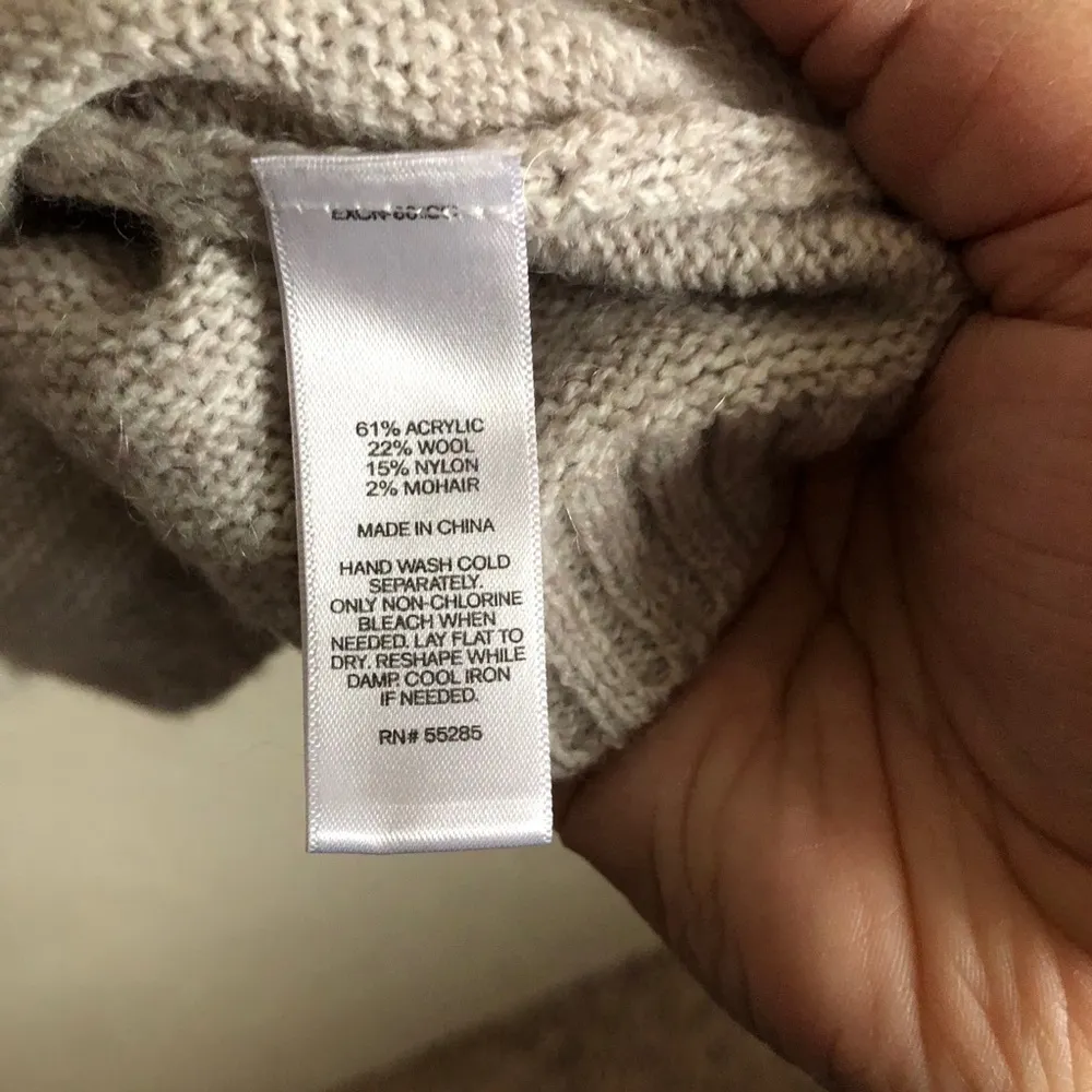 EXPRESS Cowl Neck‎ Marled Sweater - Image 6