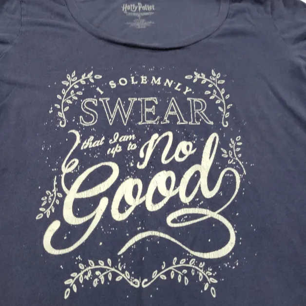 Harry Potter Top Size 0 "I Solemnly Swear That I Am Up to No Good" Graphic Print - Image 4