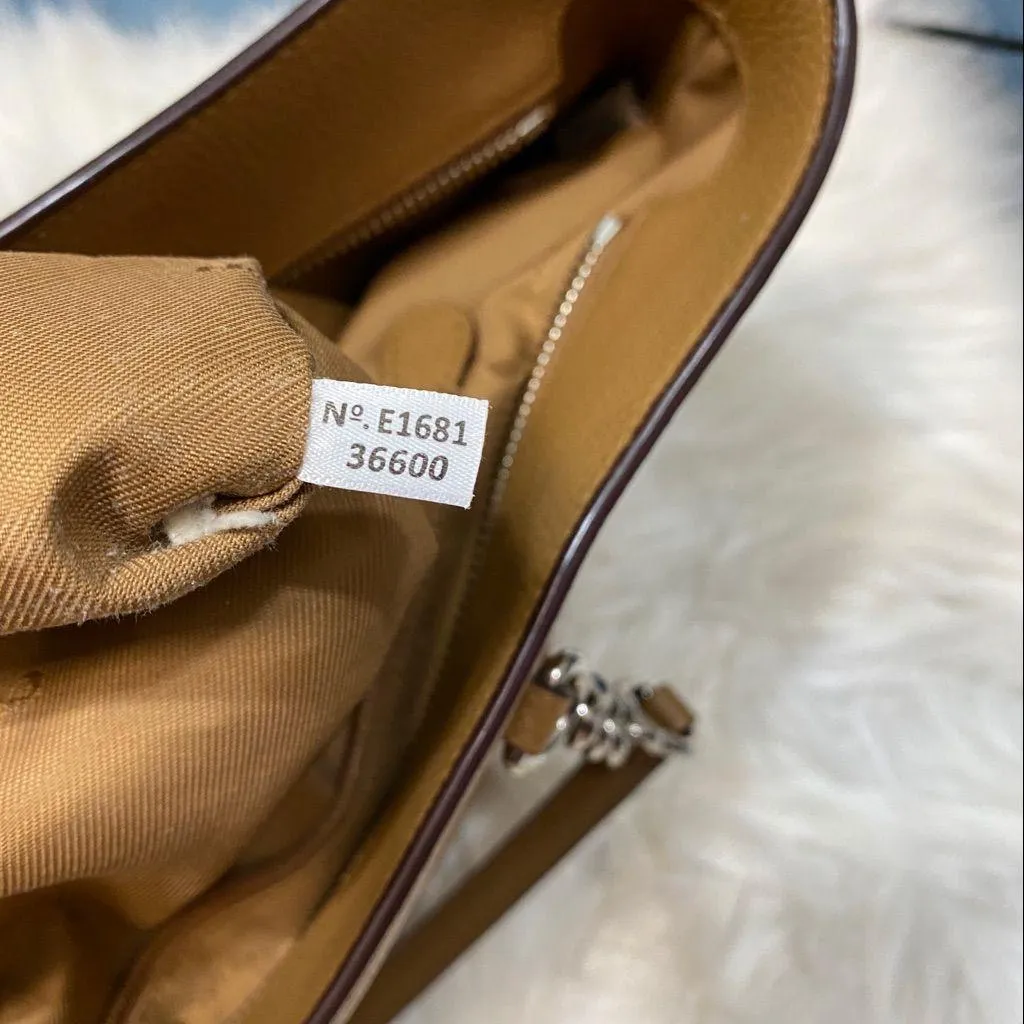 Coach Sophia Pebbled Leather Tote Bag Handbag Purse 36600 - Image 9