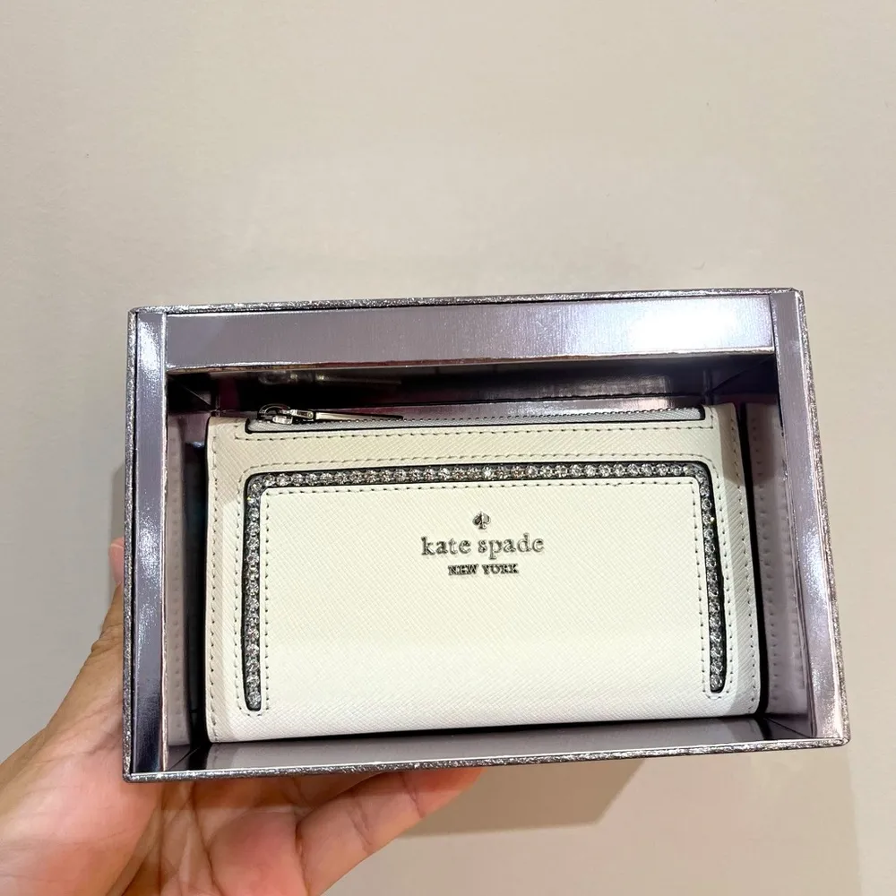 Kate Spade Madison Boxed Small Slim Bifold Wallet # KJ023 - Image 2