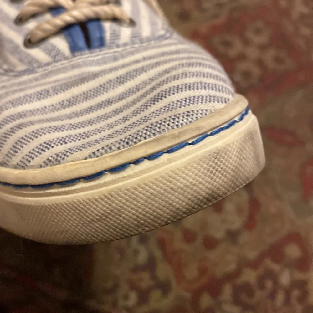 UGG Australia Shoes Womens 8 Eyan Stripe Casual Low Sneakers 1007570 Blue - Image 8