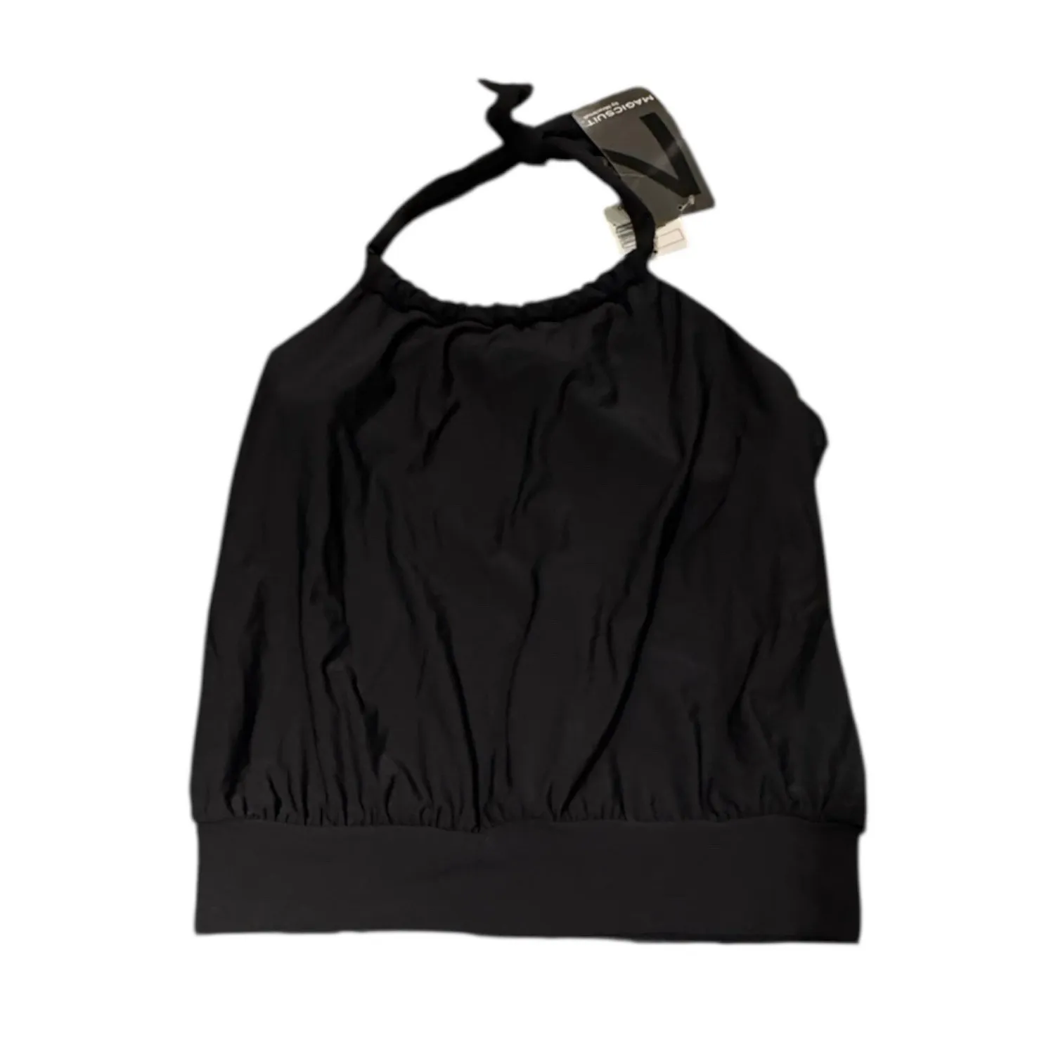 Magicsuit Nicole Beach Vacation Swim Tankini Swim Top Halter Size 10 NWT 96631 Black - Image 3