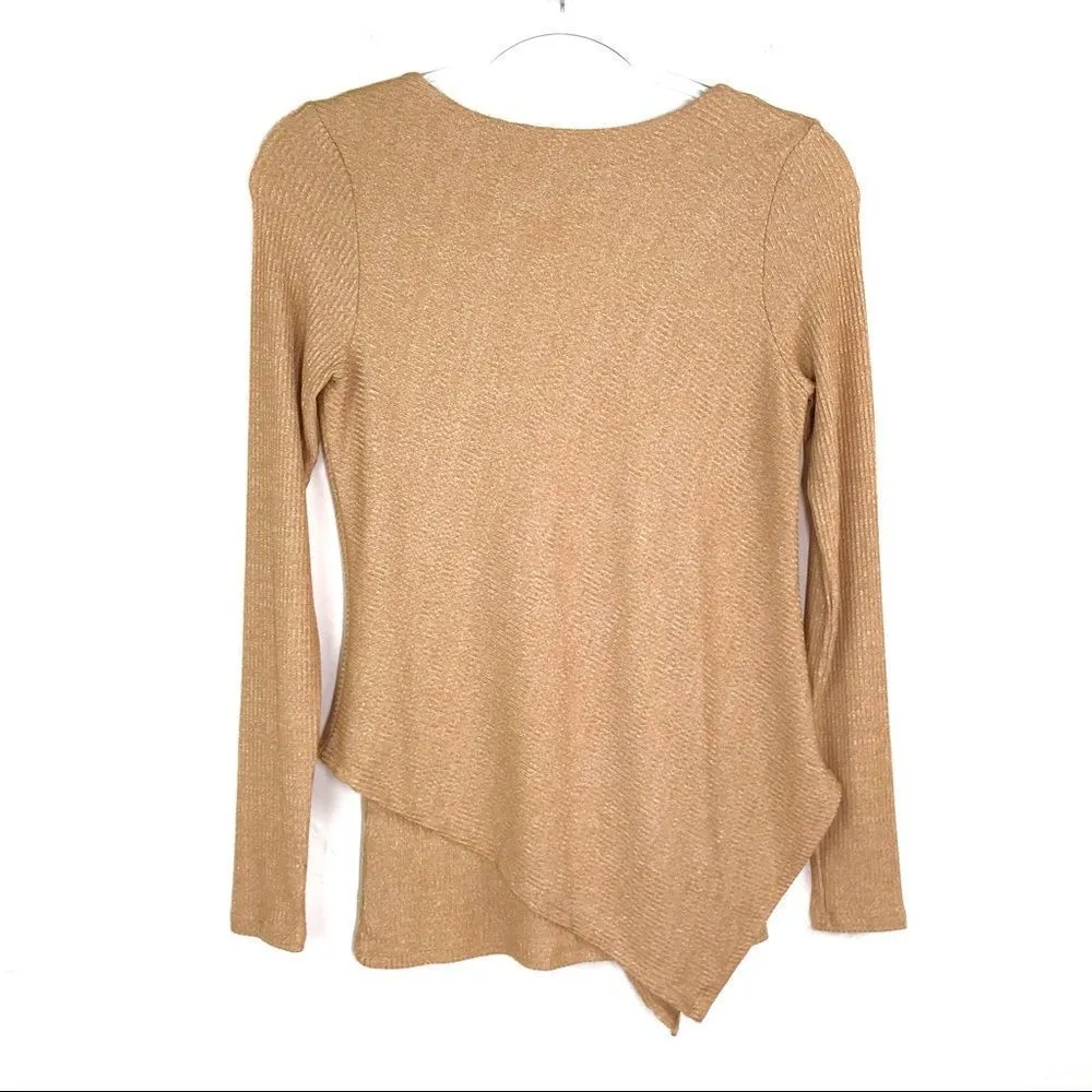 White House | Black Market  Tan Ribbed Long Sleeve XS - Image 6