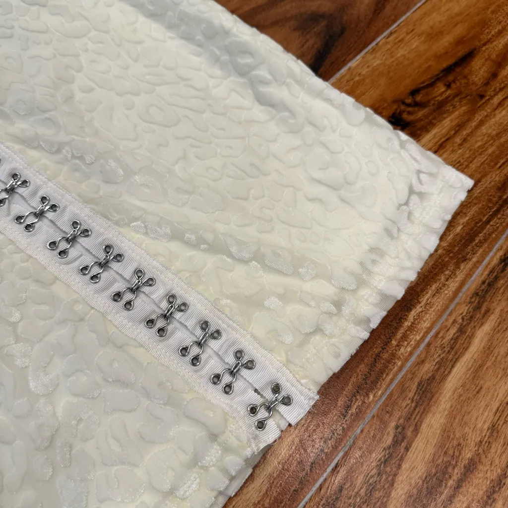 Princess Polly Don’t Be Salty Cream Long Sleeve Leopard Print Dress Size 4 - Image 13