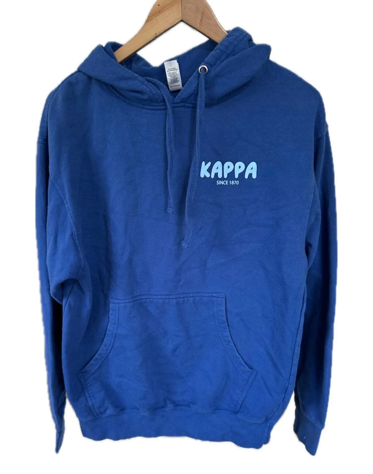Independent Kappa Kappa Gamma KKG Sorority Cotton Blend Sweatshirt Hoodie M Size M - Image 1