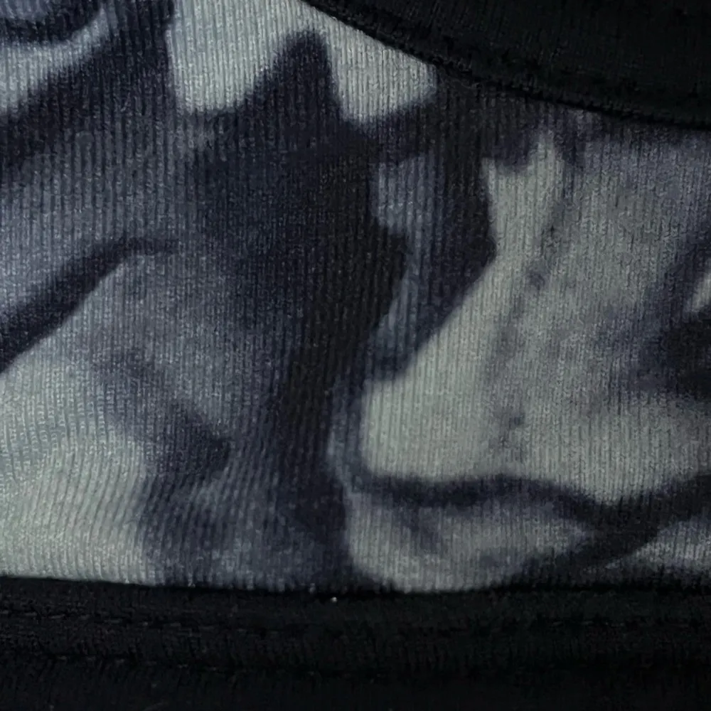 Love Of Ballet “Francoise Floral” Racerback Sports Bra L – Black Marble Blue Size M - Image 6