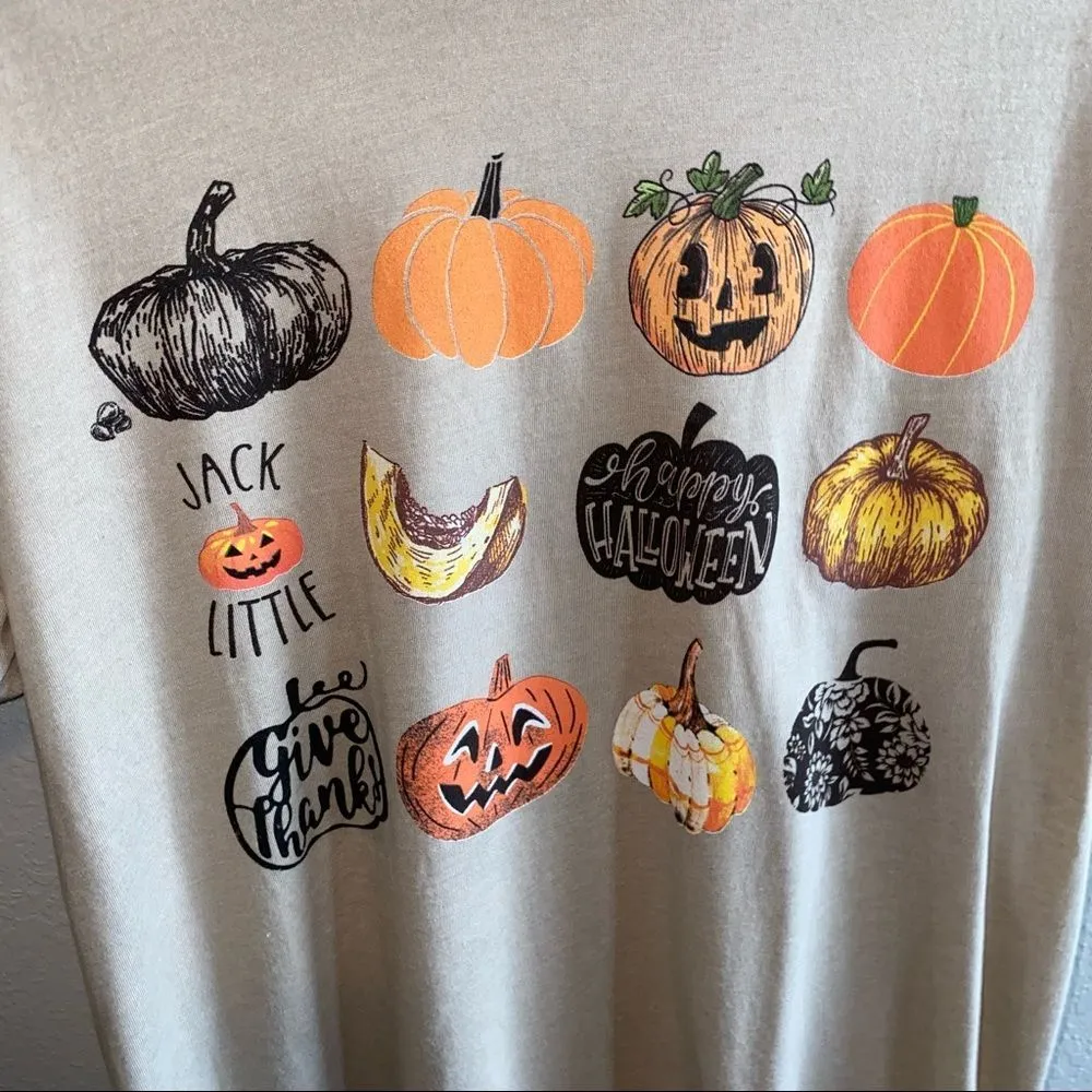 Halloween Short Sleeve Graphic Tee Shirt Size M - Image 2