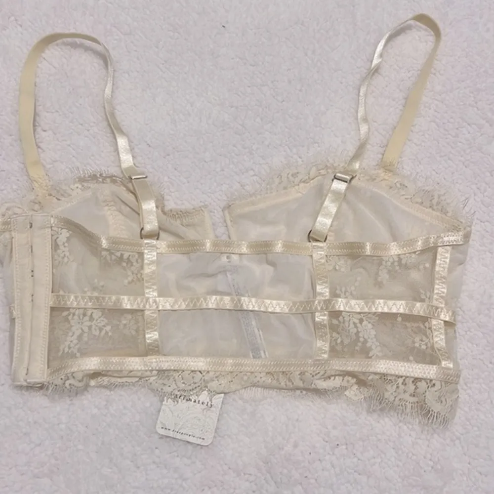 Free People Intimately Layer in lace Bustier cream size S NWT - Image 6