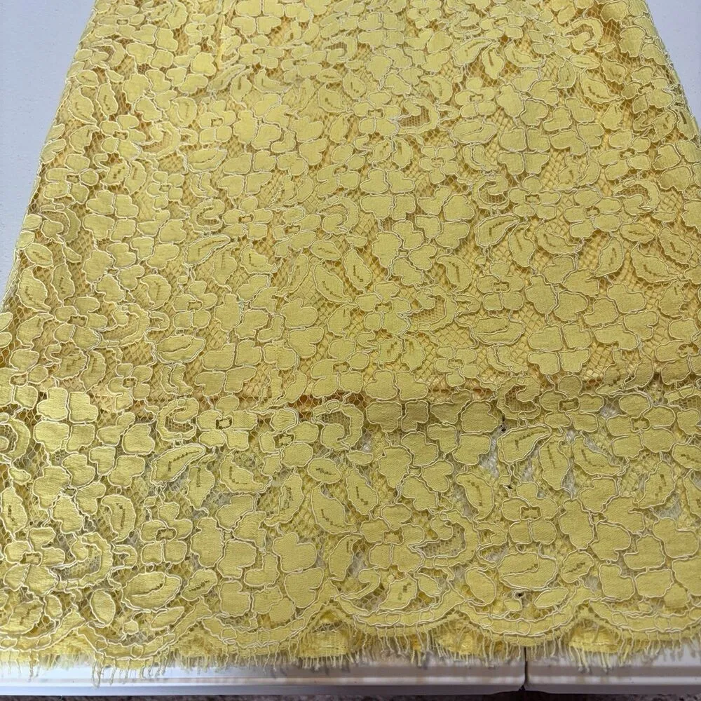 Lulus Dress Women’s Small S Yellow Floral Party Lace Lined Sweet Blossom - Image 8