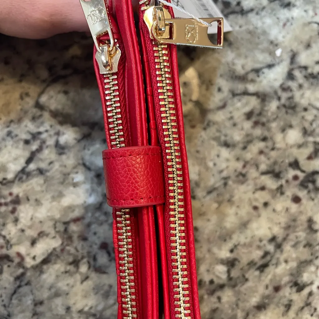 Christian LaCroix  Vibrant Red Wallet - Image 4