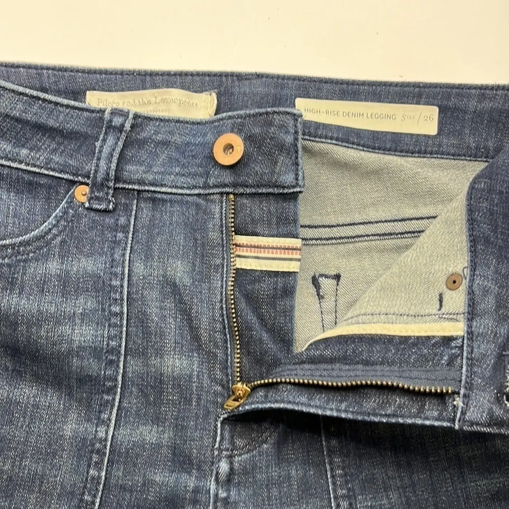 Pilcro And The Letterpress by Anthropologie High Rise Denim Legging Size 26 - Image 16