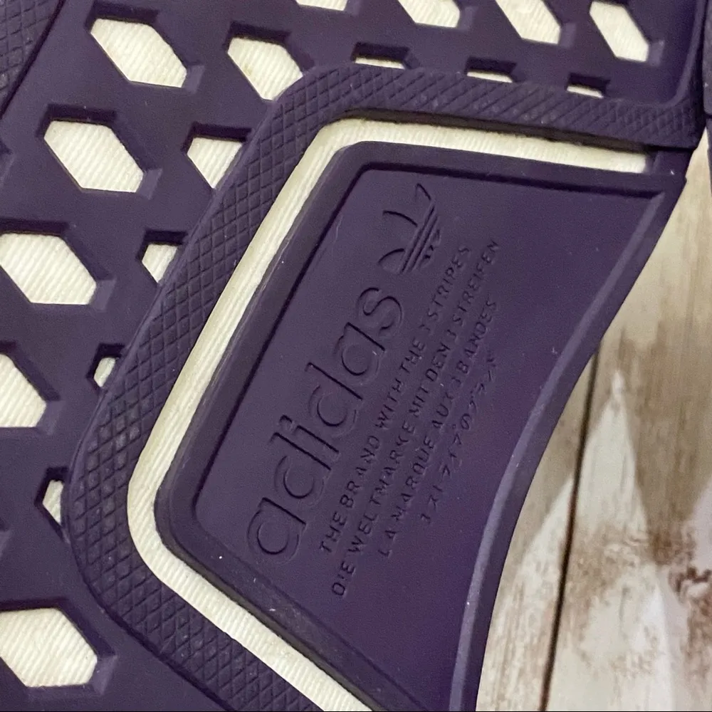 Adidas NMD Legend Purple Shock Red Size 6 - Image 10