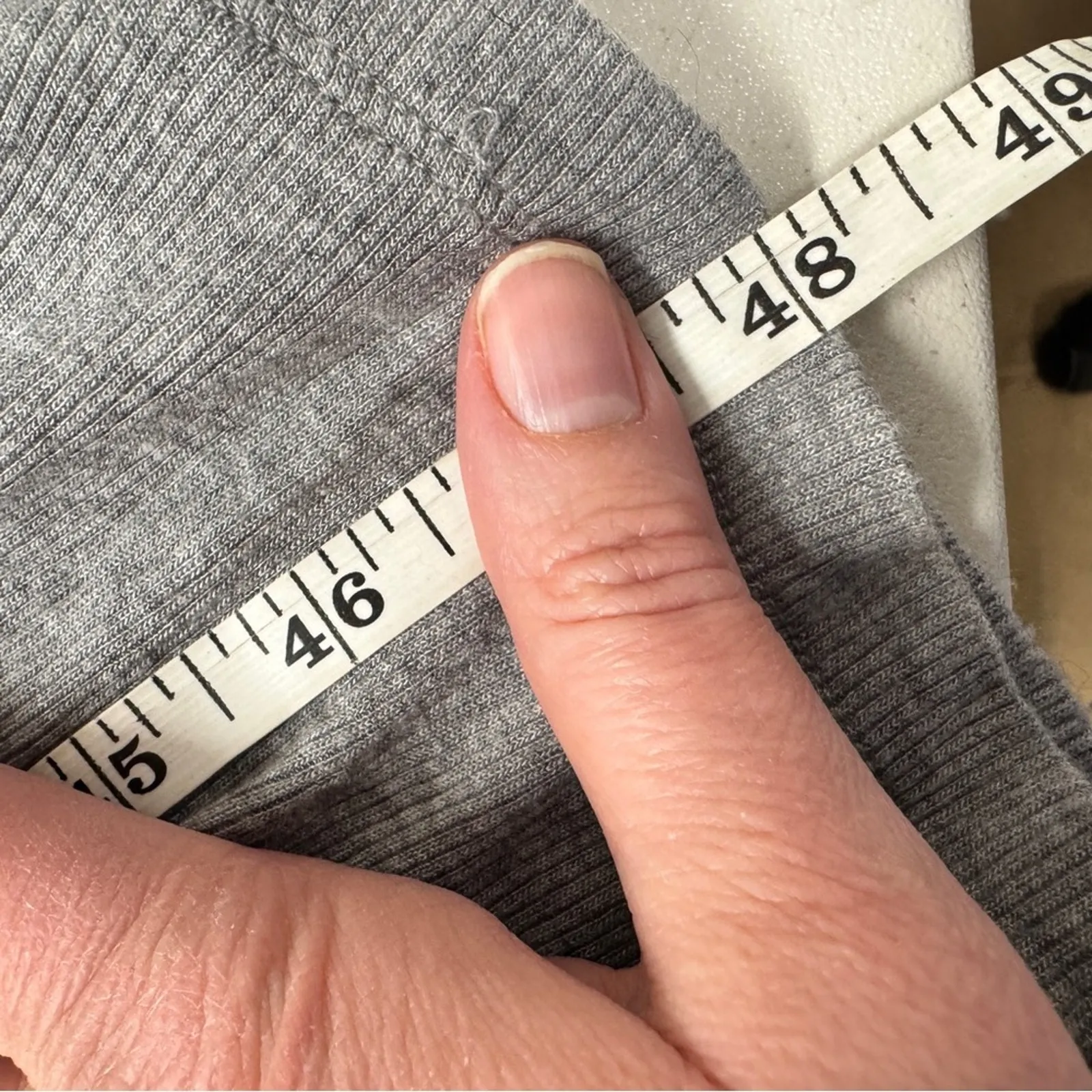 Quince Grey Sleeveless Midi Dress Womens M Bodycon Quiet Luxury Minimalist - Image 12