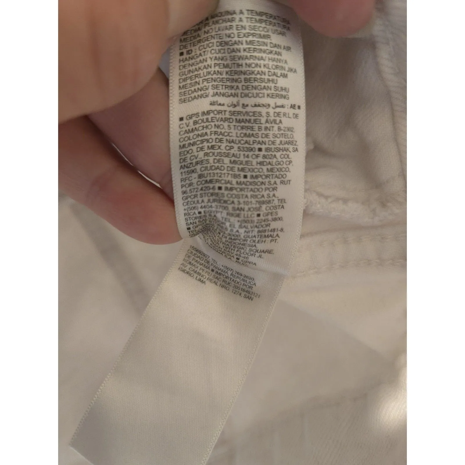 OLD NAVY White Cropped Denim Jean Jacket Women's Size S Small Trucker Style - Image 7