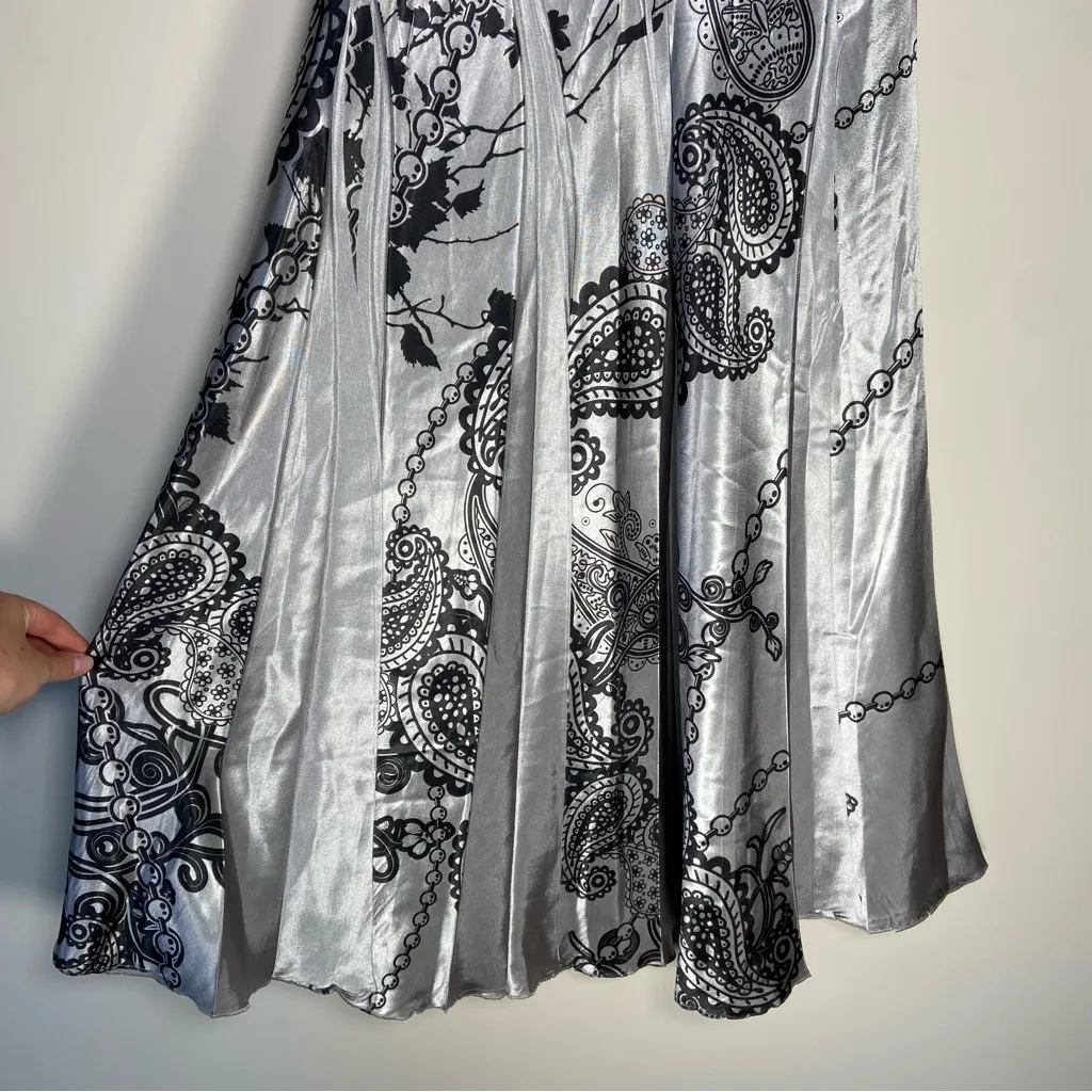 Body Central Y2K Maxi Skirt Paisley Whimsygoth Fairy Witch Vintage Witch Boho S - Image 3