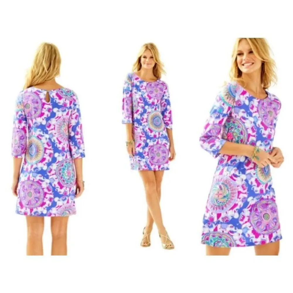 Lilly Pulitzer Play that Trunky music XS elephant bay dress - Image 2