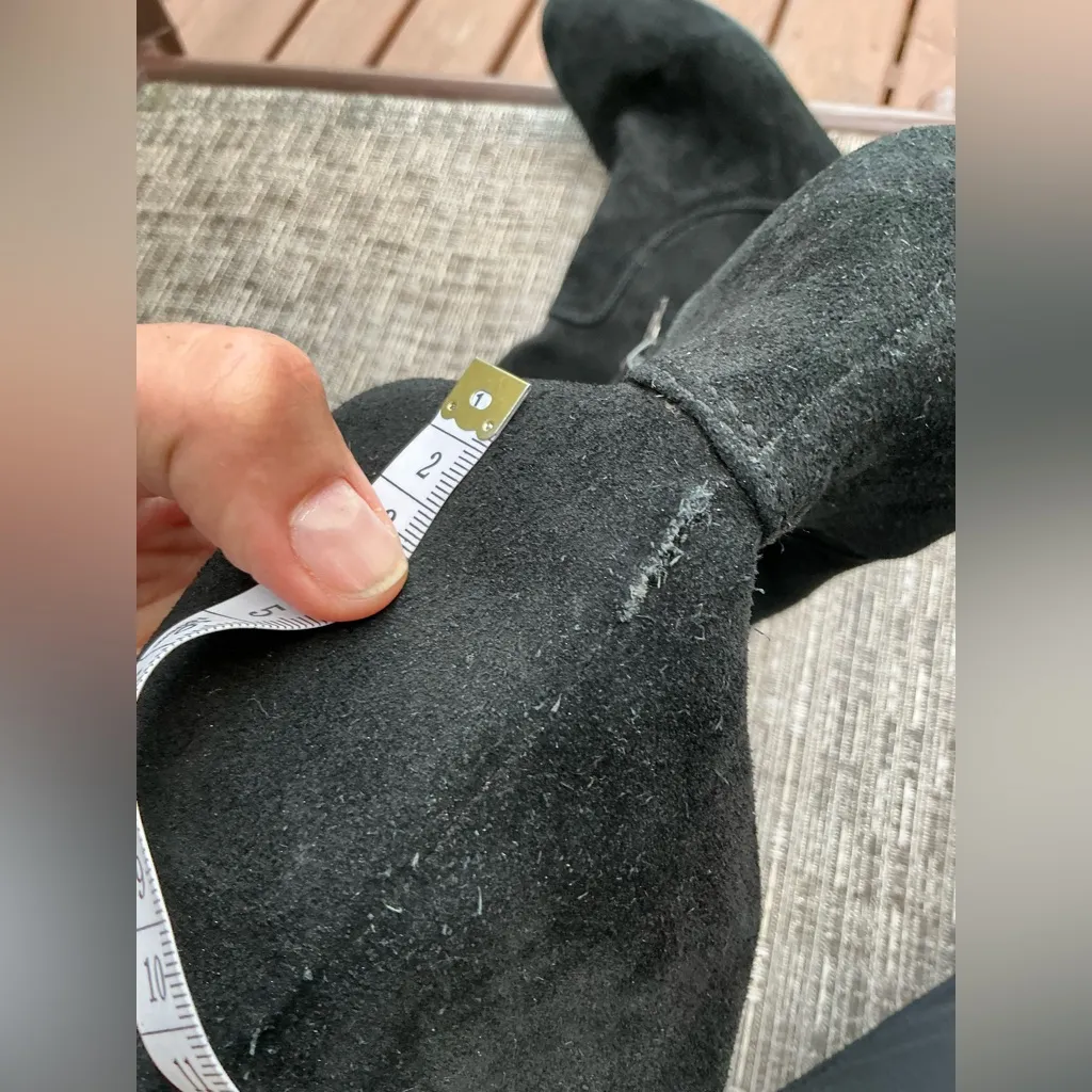 Suede leather pull on boots 🖤🖤 - Image 9