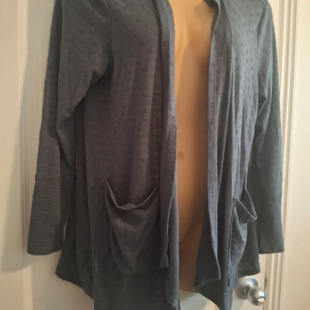 Maurices Sz 0 Women's Gray Hooded Cardigan - Image 4