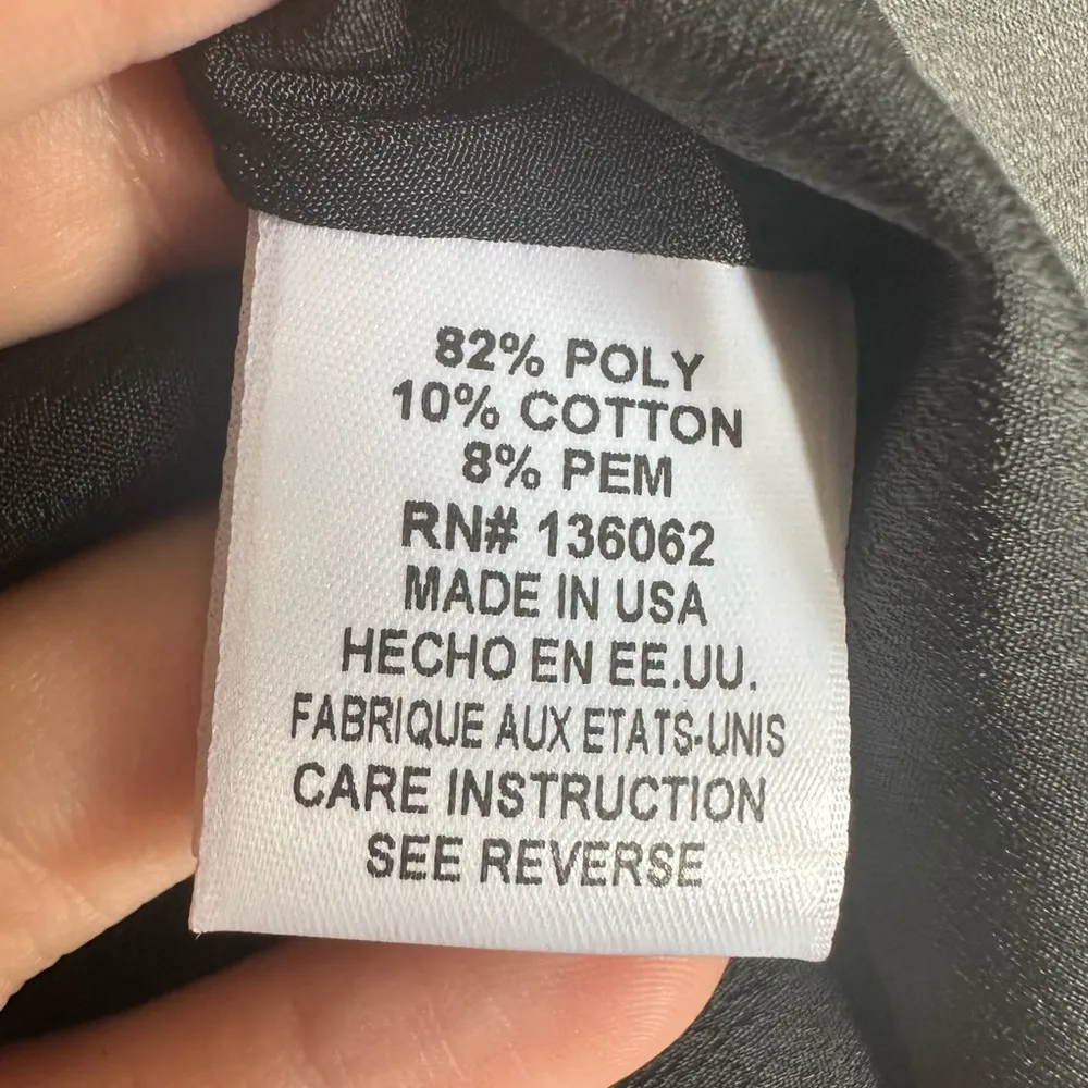 Lavender Brown Zebra Puff Sleeve Dress Belt XS - Image 4