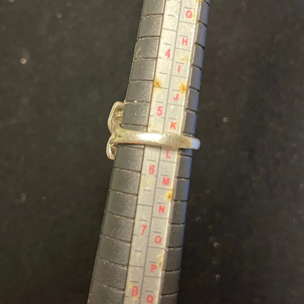 Silver Jewelry Set lot earrings 925 ring - Image 9