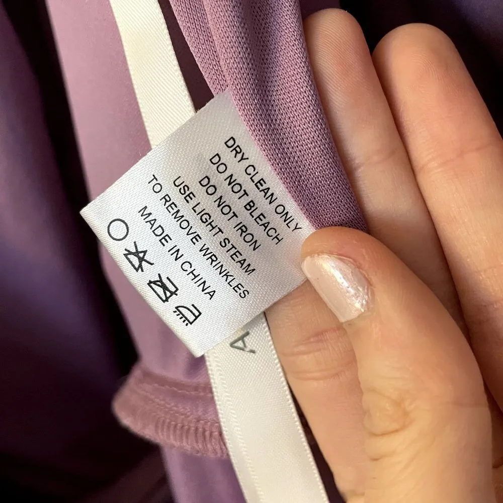 Azazie Calla A24 purple ruched formal vneck off the shoulder classic prom dress - Image 10