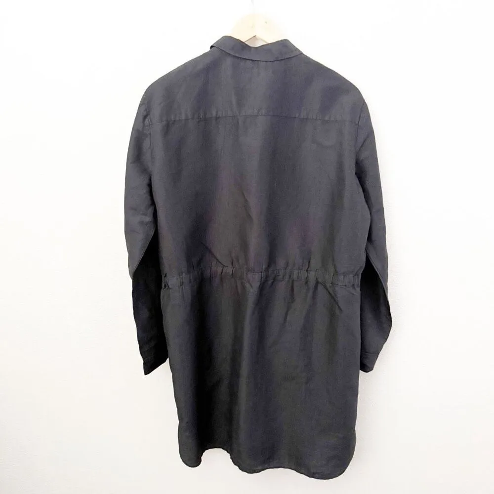 ATM ANTHONY THOMAS MELILLO | Dark Charcoal Mini Ribbed Snap Closure | Medium Gray - Image 7