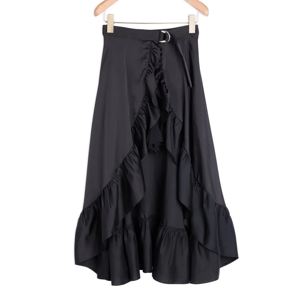 NEW Sandro Paris Ilona‎ Asymmetrical Ruffle Skirt - NWT - S - Image 6