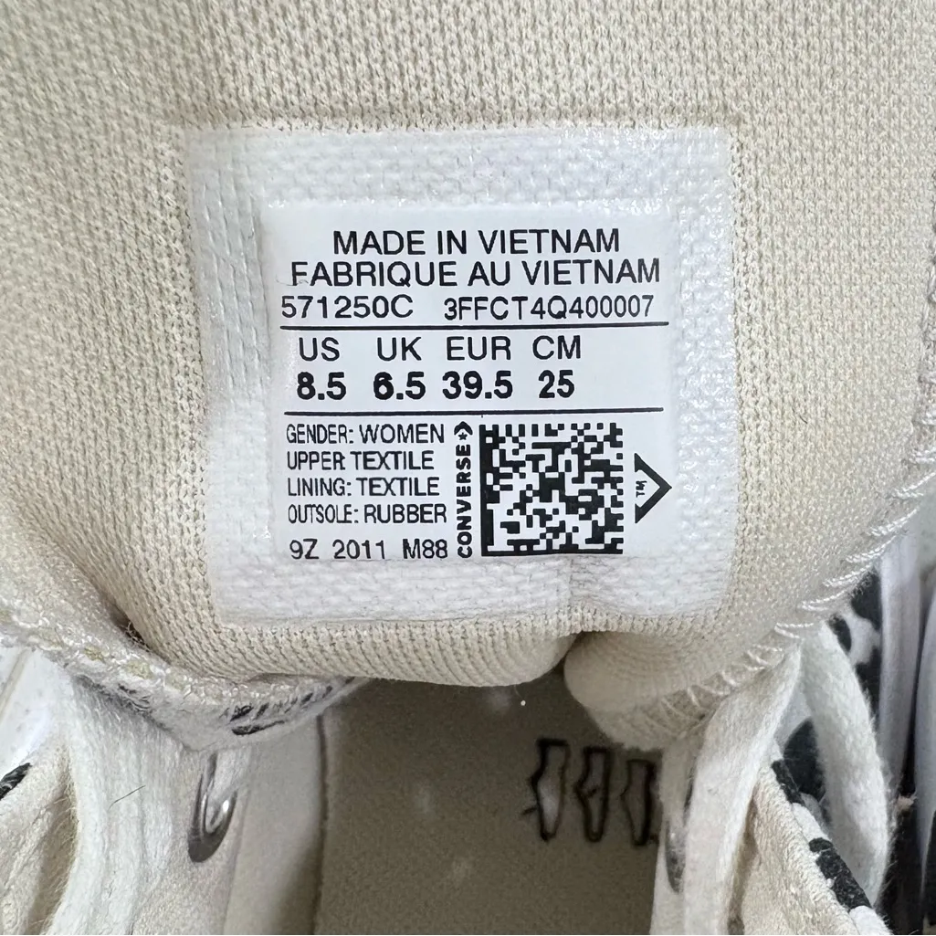 Converse Chuck Taylor All Star Lugged High Leopard Sneakers #571250C Sz 8.5💚 - Image 7