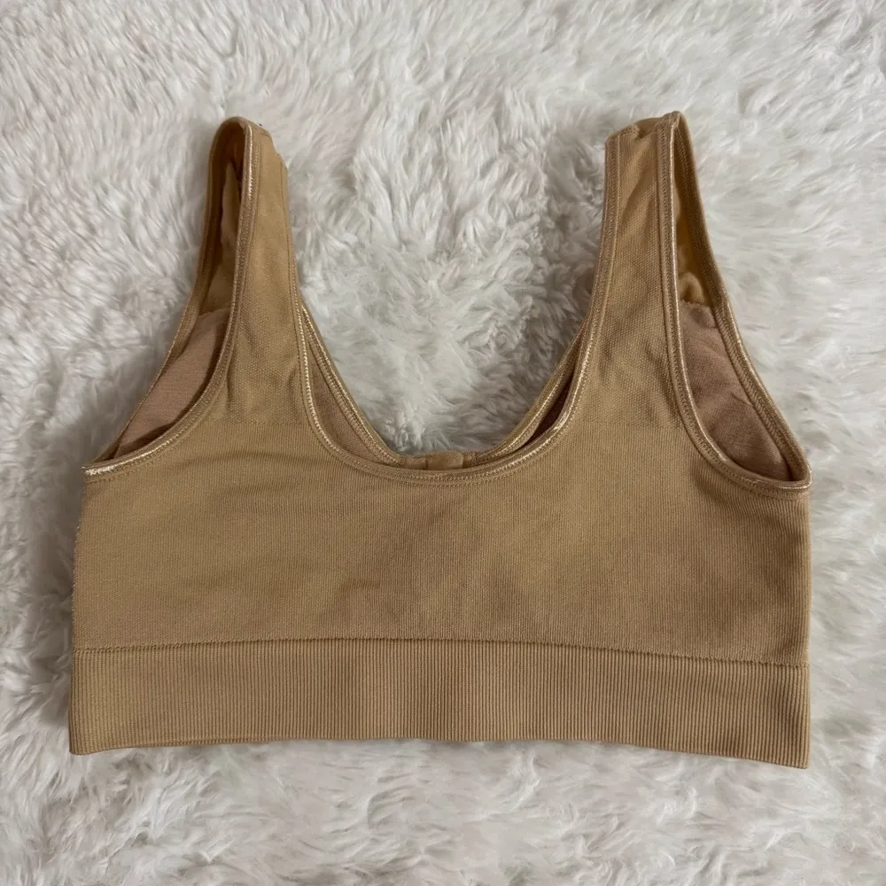 MIRACLE BAMBOO BRA in Tan Size Large - Image 2
