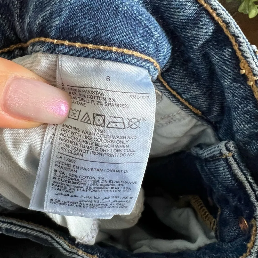 Old Navy Extra High Rise Pop Icon Skinny Denim Jeans Secret Smooth Pockets 8 - Image 7