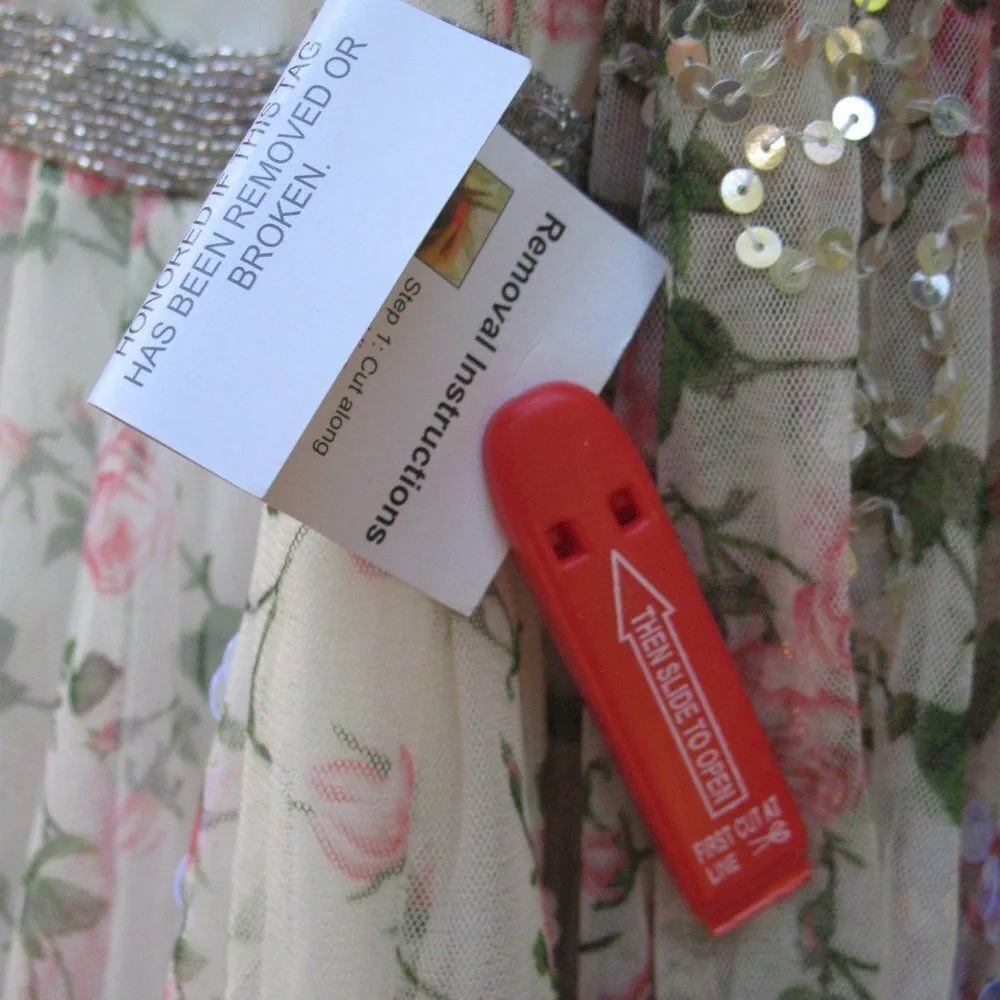 Mac Duggal 93788 Floral Beaded Sequin Midi Dress White Multi Size 16 - Image 13