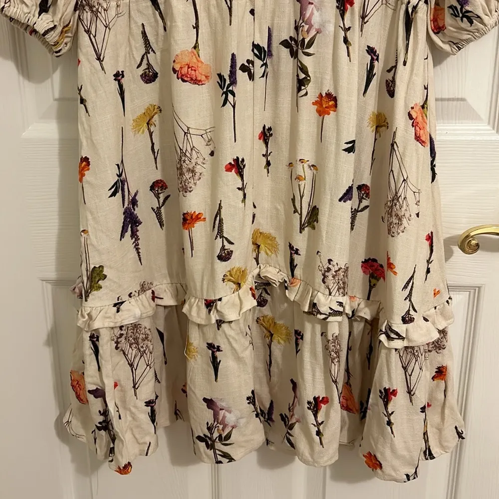 Lisa Says Gah X Free People Leila Floral Dress NWT Size XS - Image 8
