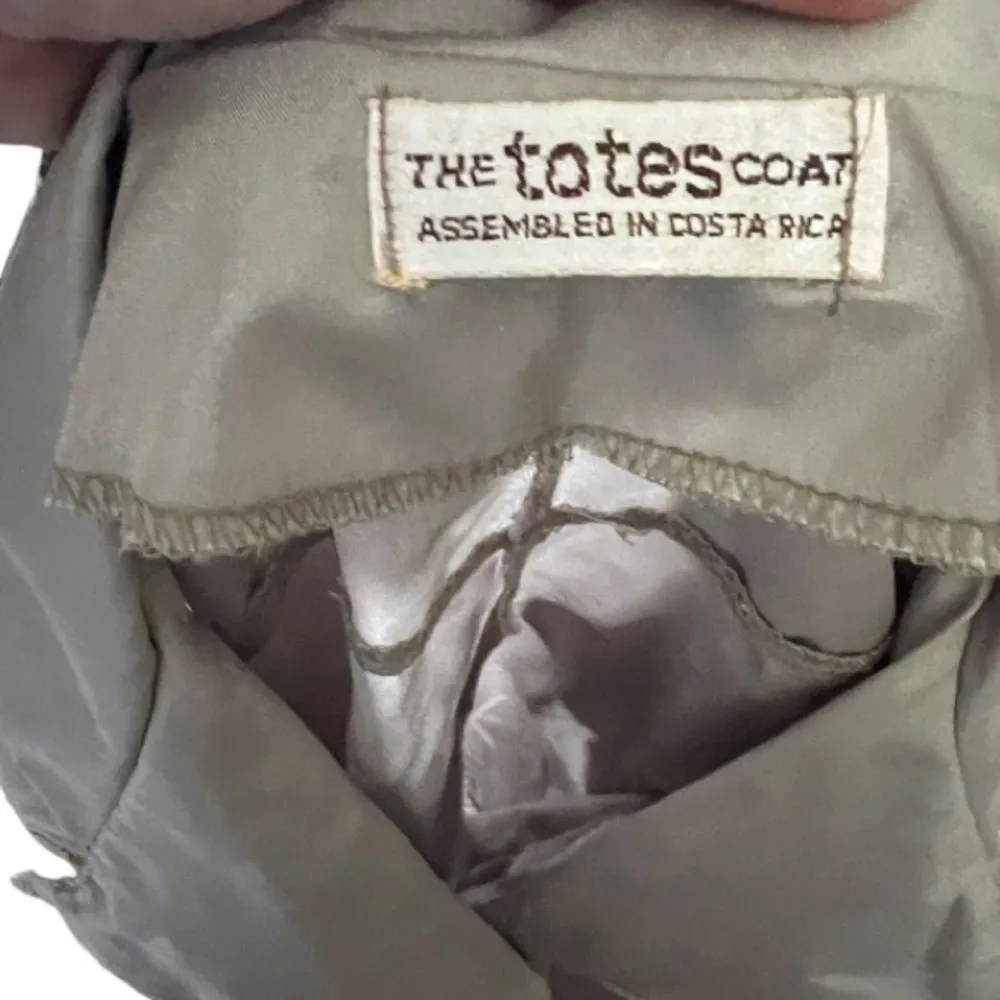 Vintage The Totes Coat Nylon Rain Coat Size 8P - Image 5