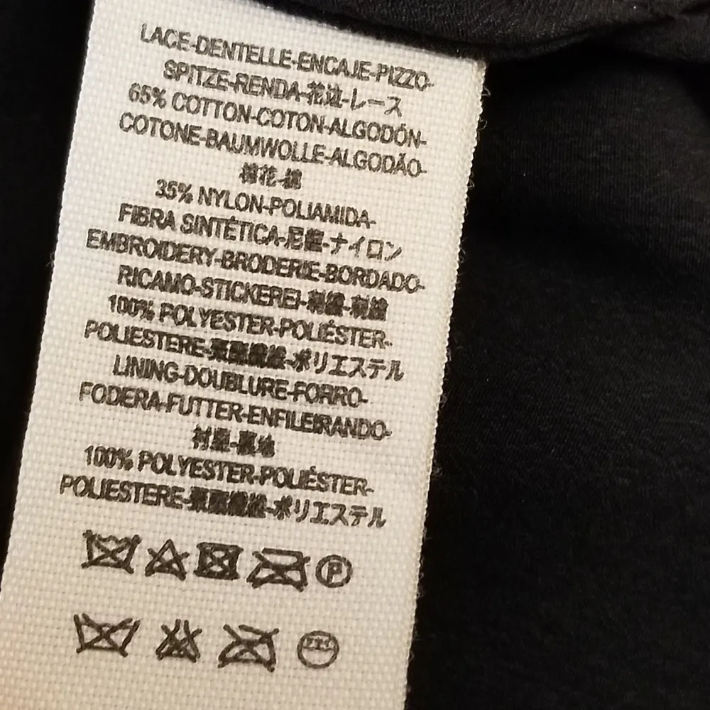 {4} Free People Black Night Queen Floral Lace Collar Neck Cocktail Dress - Image 15