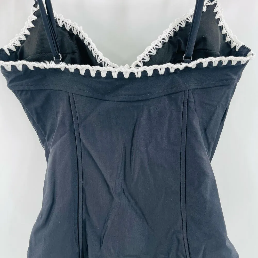 RAMY BROOK Addisyn Swimsuit Size Extra Small One Piece NWT Black White Designer - Image 13