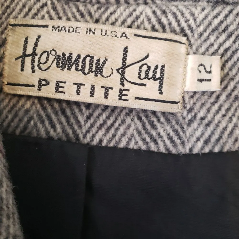 Herman Kay Woolblend Coat Size 12P - Image 4