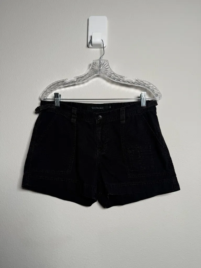 Y2K Soft Grunge Black Cargo Shorts  - Image 4