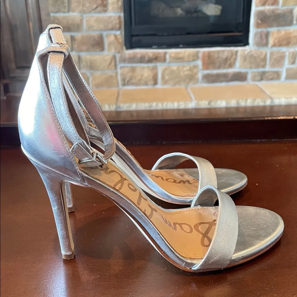 Sam Edelman Amee Metallic Leather Heels - Image 9