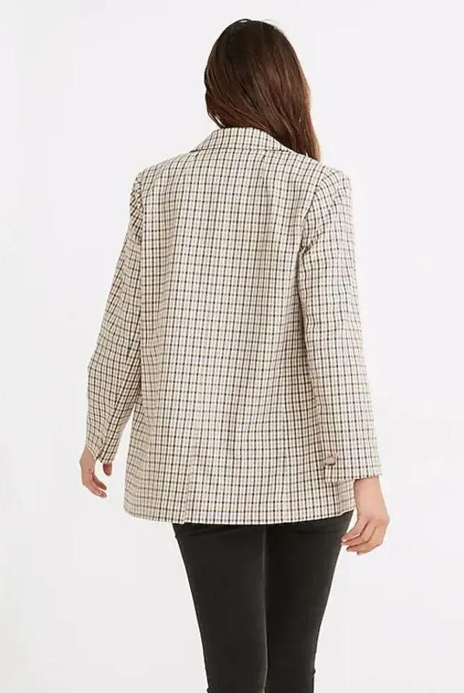 MADEWELL Dorset Blazer in Albermarle Plaid Preppy Academia Size XS Autumn Fall - Image 2