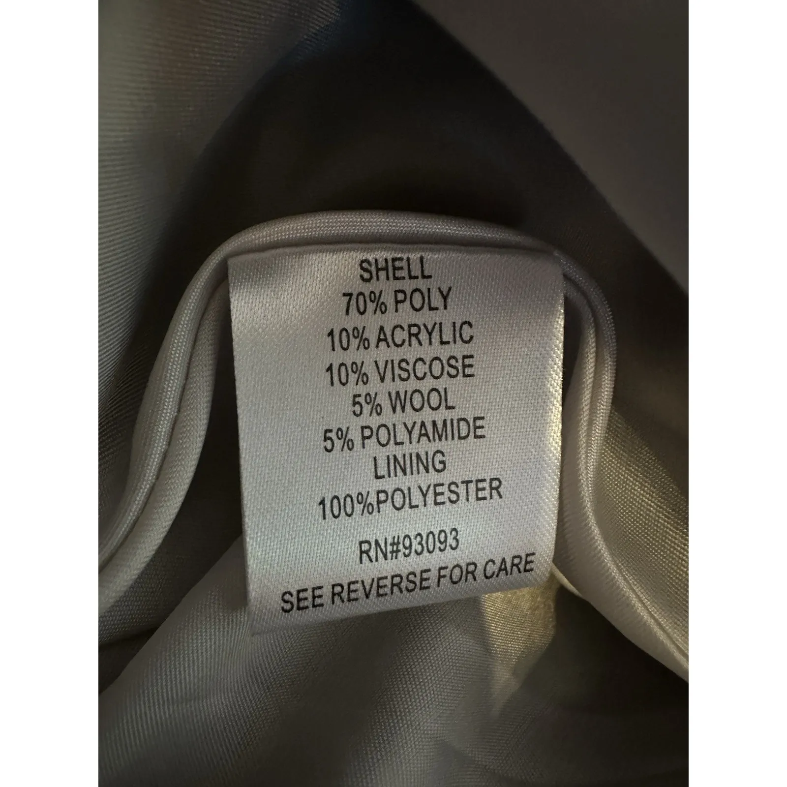 Tyler Boe Cape Jacket Short Faux Fur Animal Print Size Small Wool Button Close - Image 8