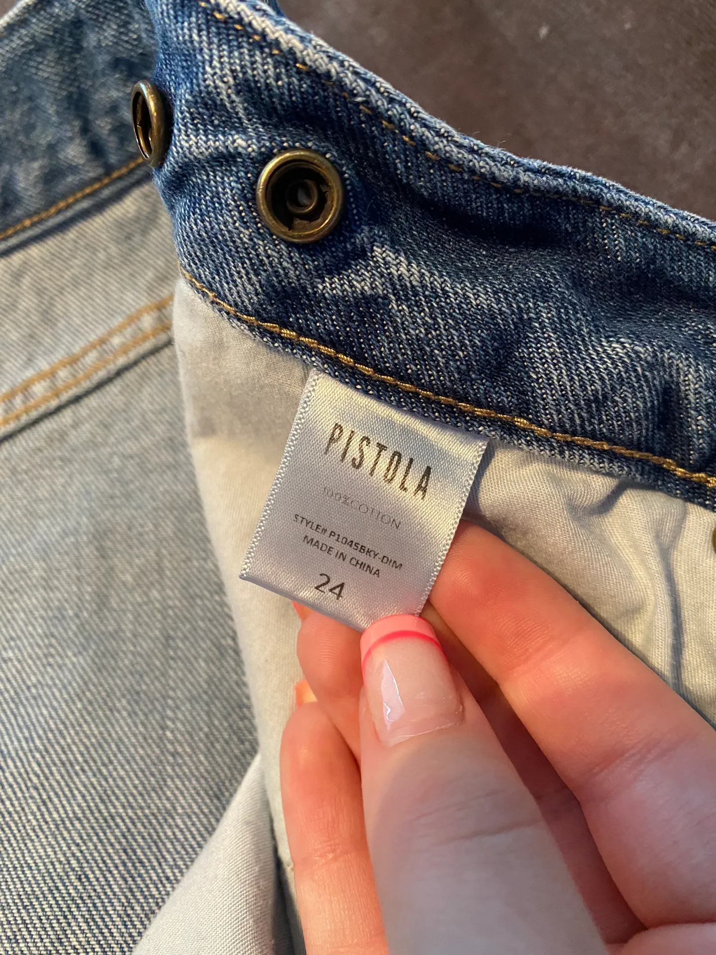 Pistola Lola Mini Denim Wrap Skirt - Image 8