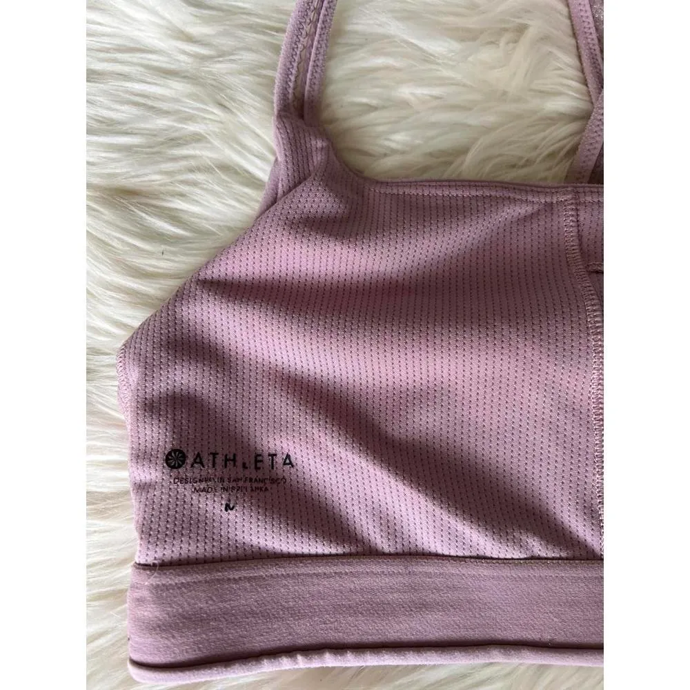 Athleta Women's Sport Bra - Light Pink - Activewear - Image 2