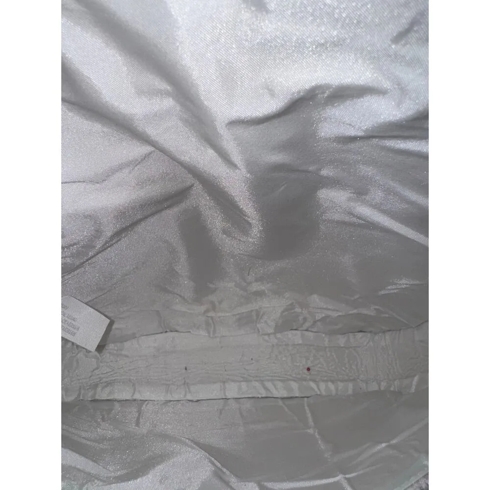 Hand Beaded Viral Cherry Checkered White Shoulder Evening Bag Coquette NWOT - Image 5