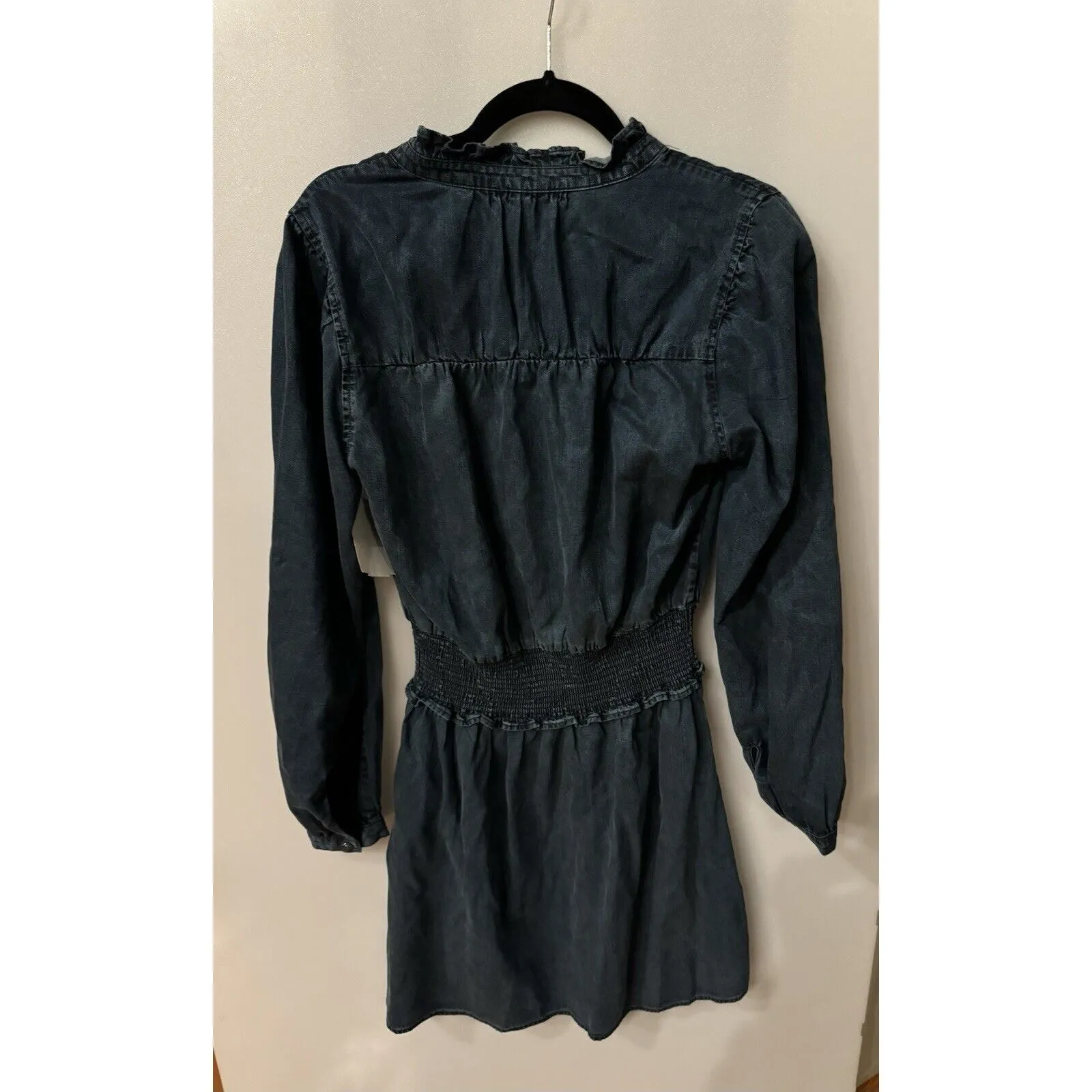 Rails Shawna Mini Dress Small Dark Vintage Blue Black Eco Collection NWOT - Image 7