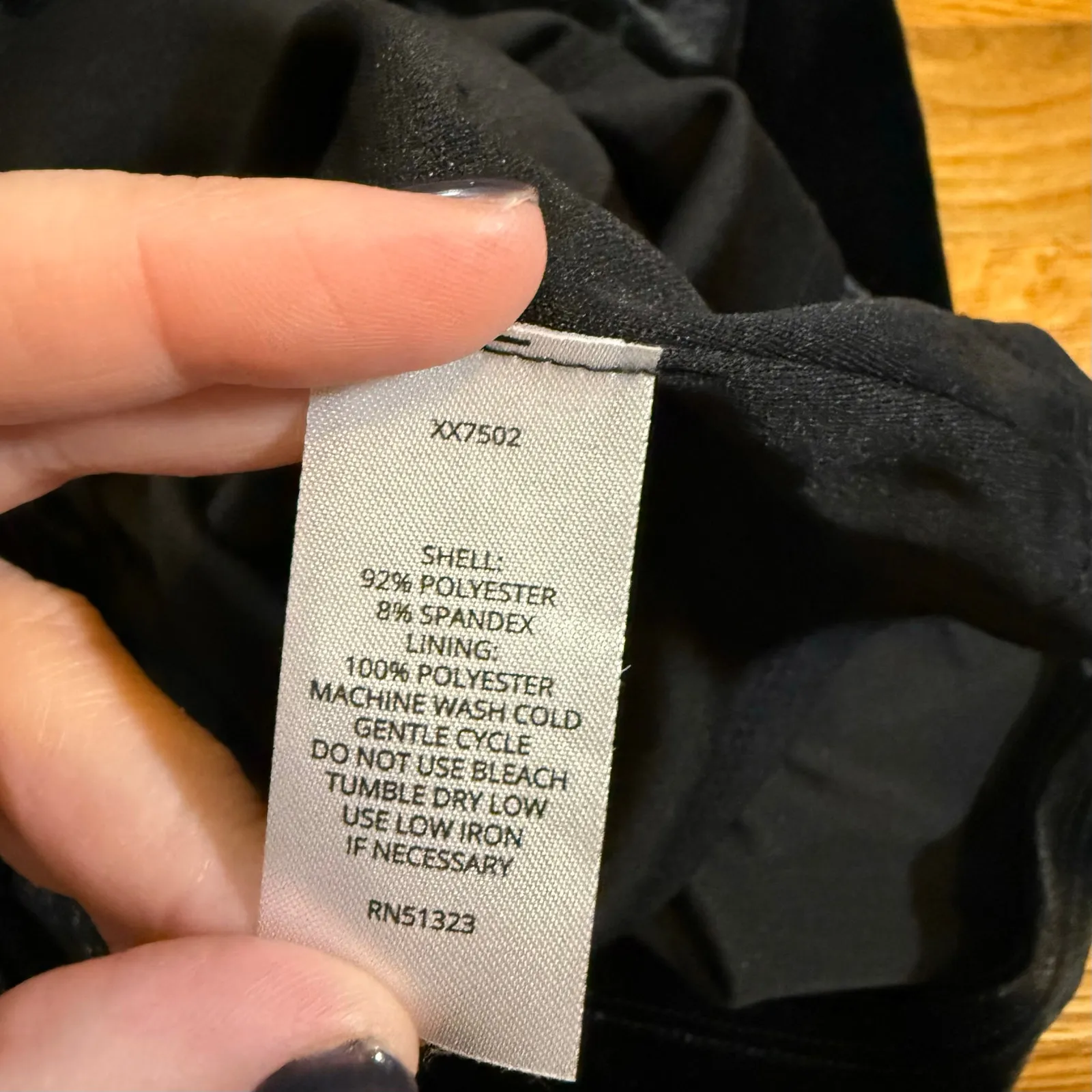 Halogen Womens Medium Black Velvet Midi Straight Pencil Skirt Party Cocktail - Image 7