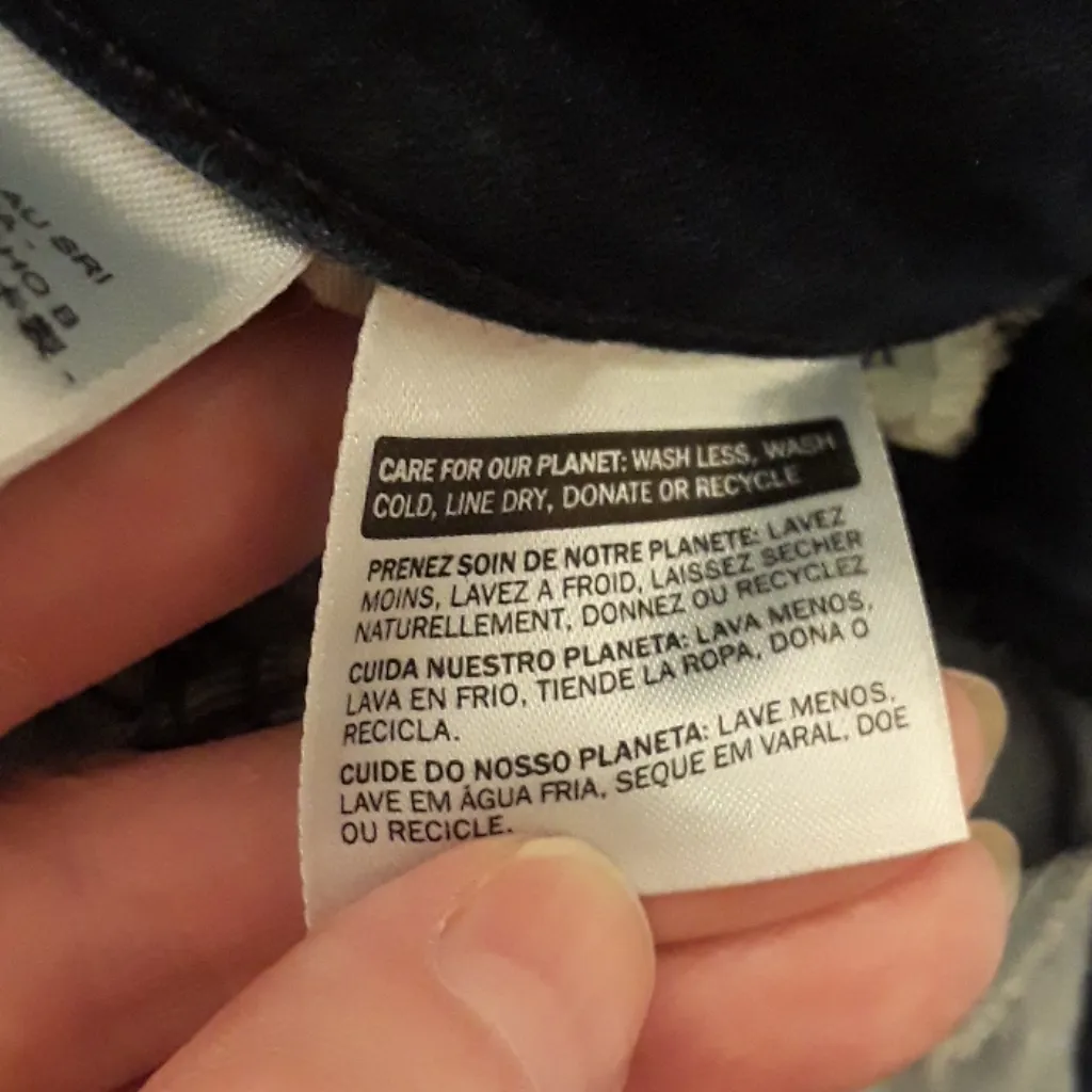 Levi's Dark Wash New Legging Mini Boot Denim Jean’s A37 - Image 7