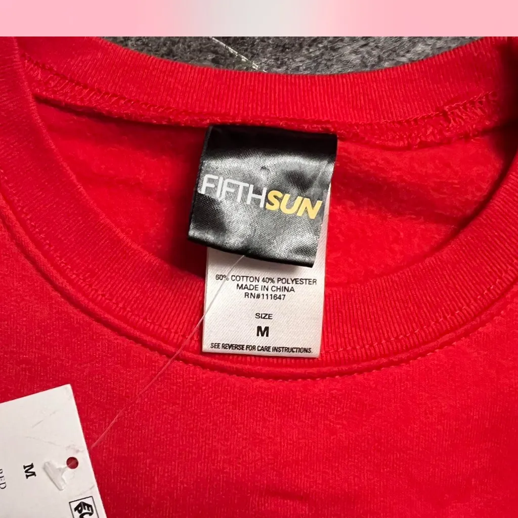 Fifth Sun Vibrant Red Sweatshirt - Image 3
