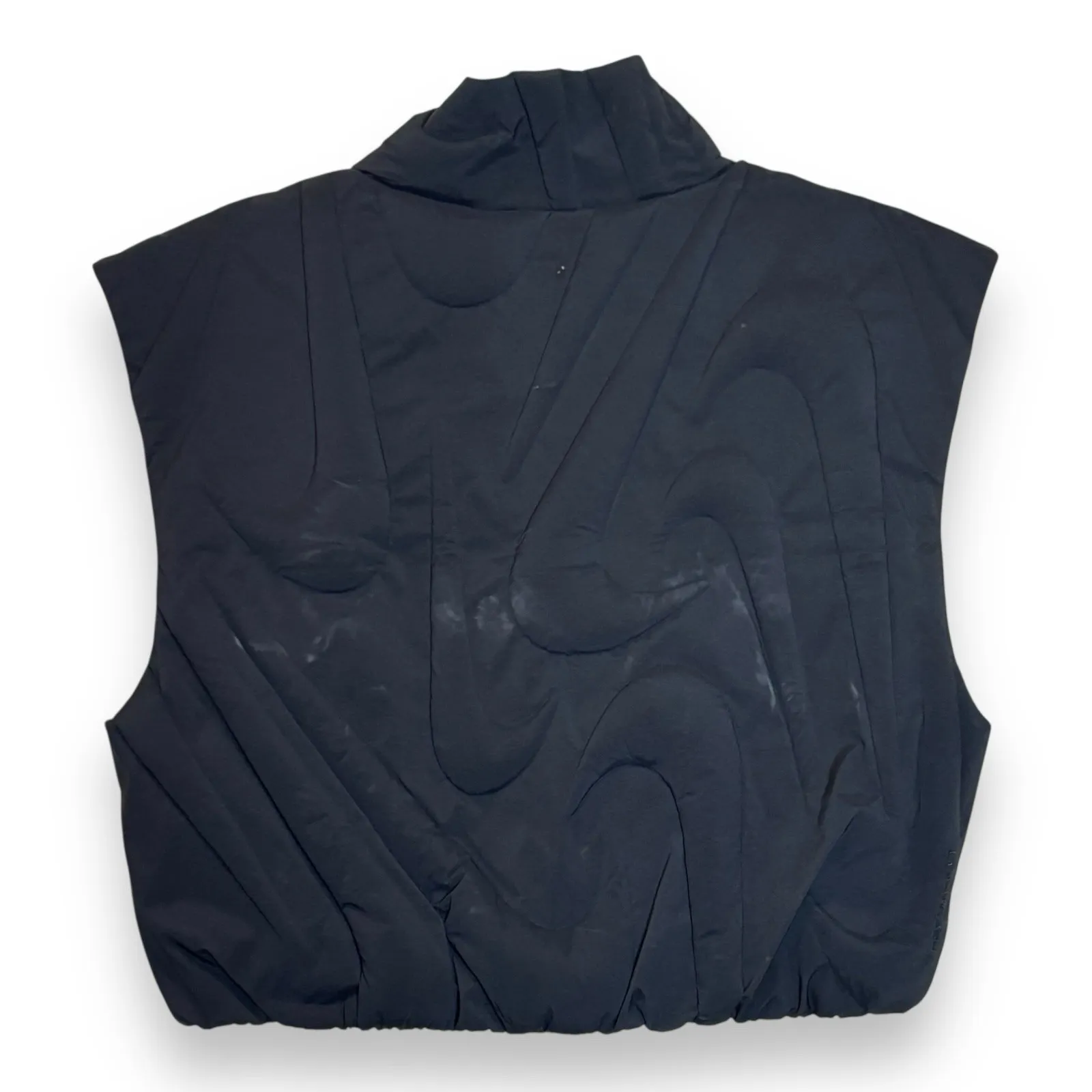 Nike Therma-fit Loose Fit Black Vest All Over Swoosh Women's M FV7783-010 $250 - Image 2