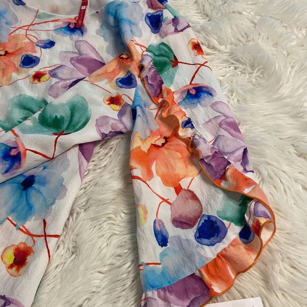 IC Collection Women Shirt size XXL Made in USA very colorful length 32” bust 50” - Image 11